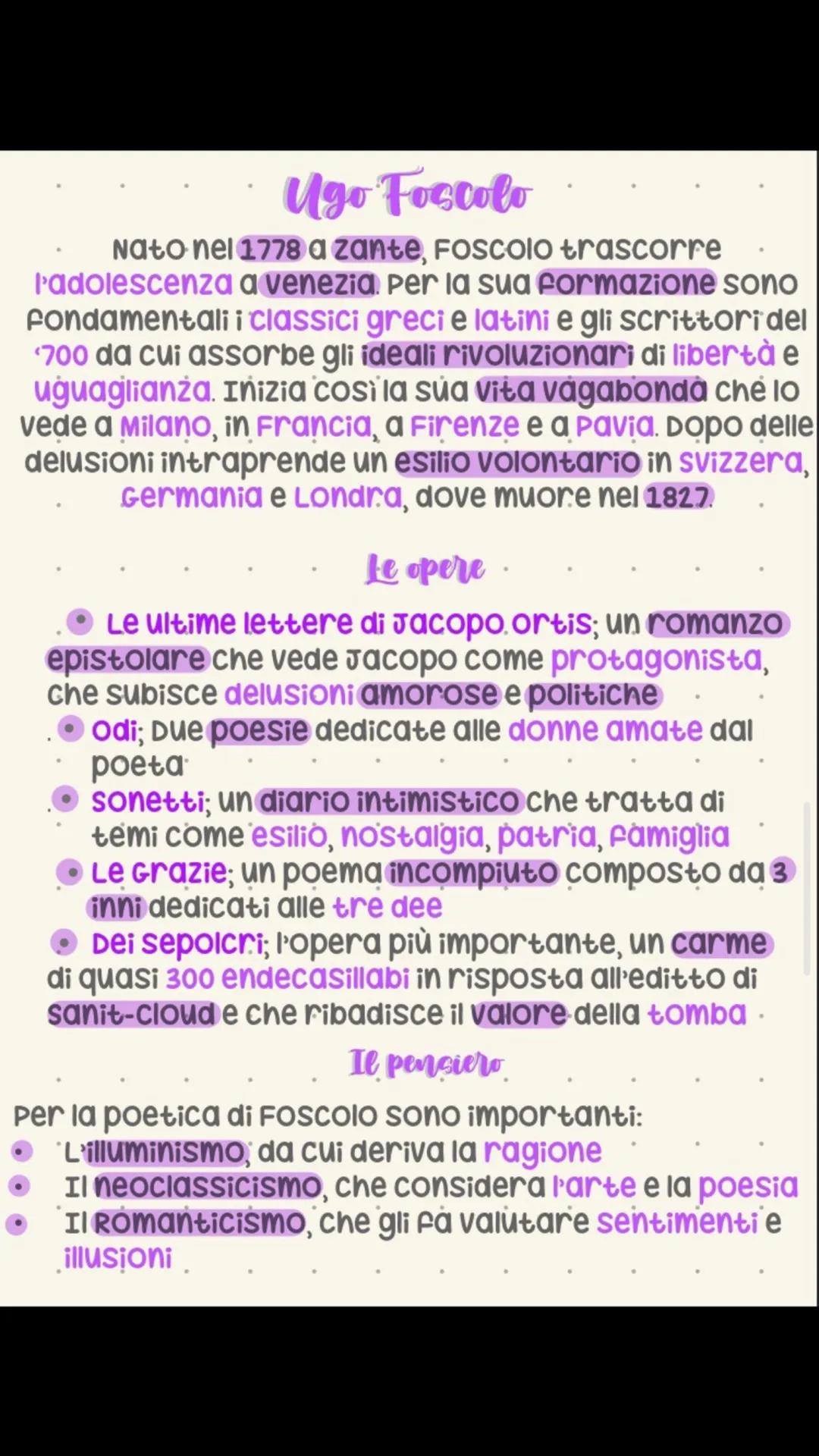 Ugo Foscolo