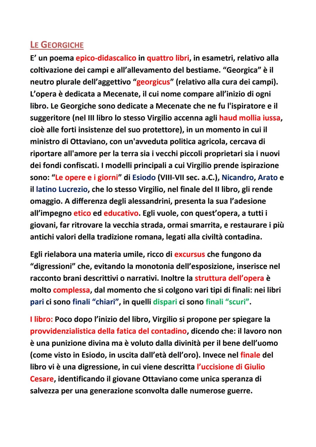 Virgilio
LA VITA
Publio Virgilio Marone nacque nel 70 a.C. ad Andres, villaggio vicino
Mantova. Era figlio di un proprietario terriero e ric