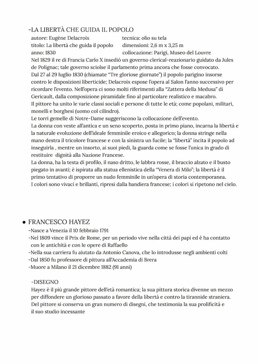 STORIA DELL' ARTE - Esame di Maturità 2023
. NEOCLASSICISMO
Il neoclassicismo fu una corrente artistica e letteraria sorta in Europa tra la
