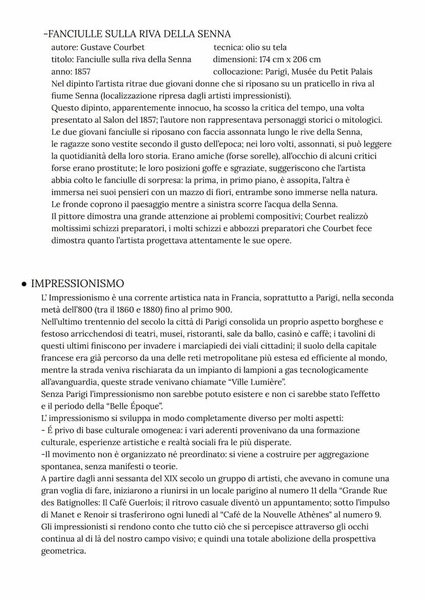 STORIA DELL' ARTE - Esame di Maturità 2023
. NEOCLASSICISMO
Il neoclassicismo fu una corrente artistica e letteraria sorta in Europa tra la
