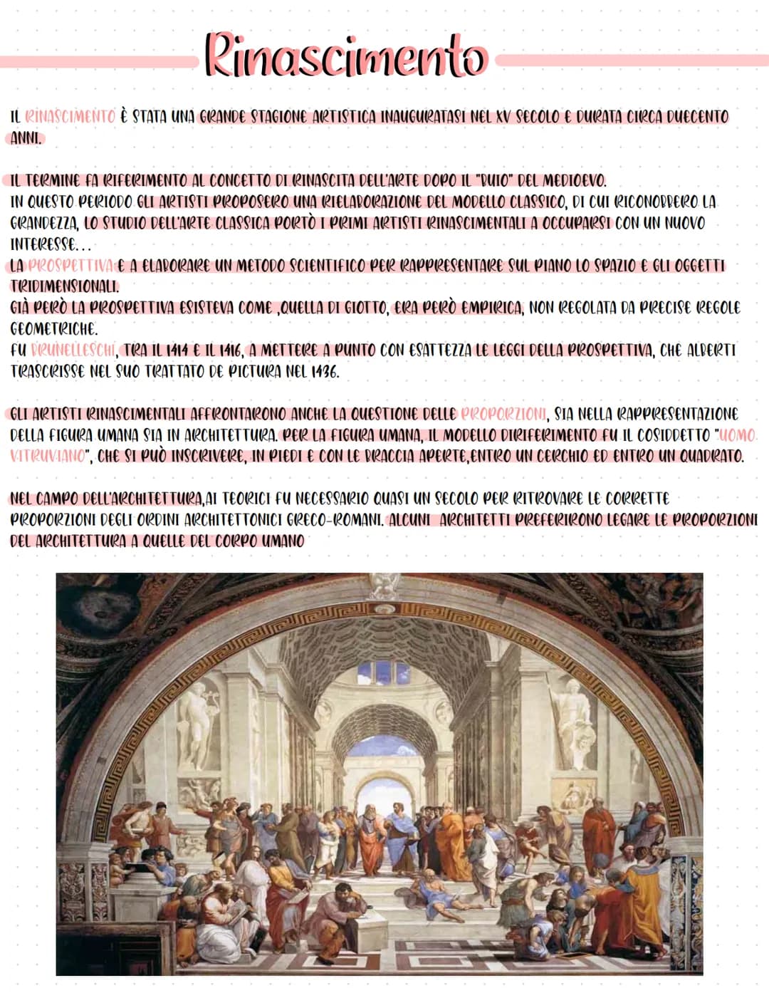 Storia
foldell'arte
5151515 Rinascimento
IL RINASCIMENTO È STATA UNA GRANDE STAGIONE ARTISTICA INAUGURATASI NEL XV SECOLO E DURATA CIRCA DUE