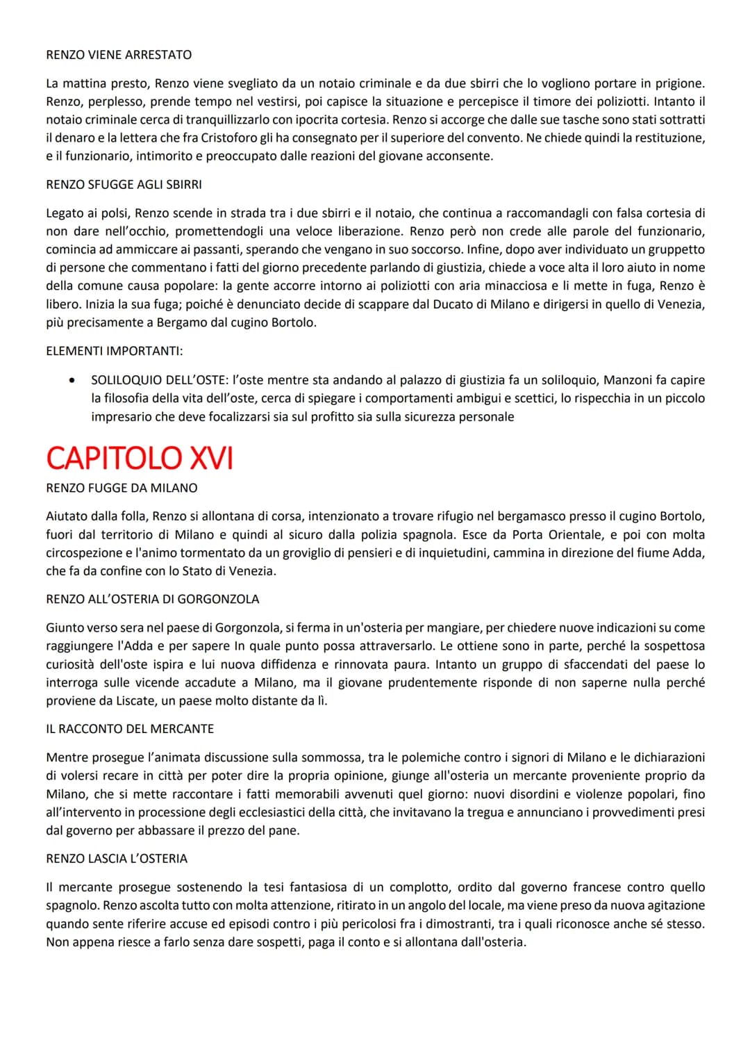 CAPITOLO V
TEMA: Rappresentazione di una classe sociale chiamata a precise responsabilità sociali e che invece si dedica solo a
questioni oz