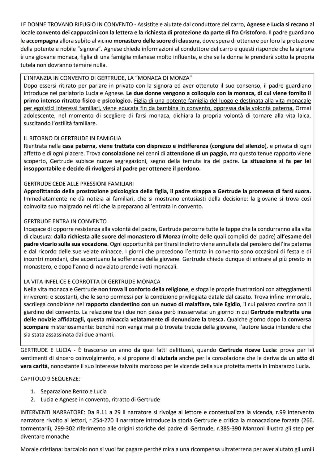 CAPITOLO V
TEMA: Rappresentazione di una classe sociale chiamata a precise responsabilità sociali e che invece si dedica solo a
questioni oz