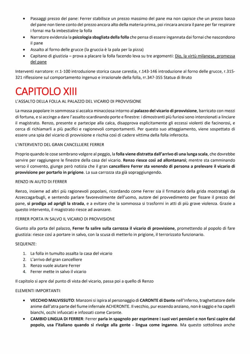 CAPITOLO V
TEMA: Rappresentazione di una classe sociale chiamata a precise responsabilità sociali e che invece si dedica solo a
questioni oz