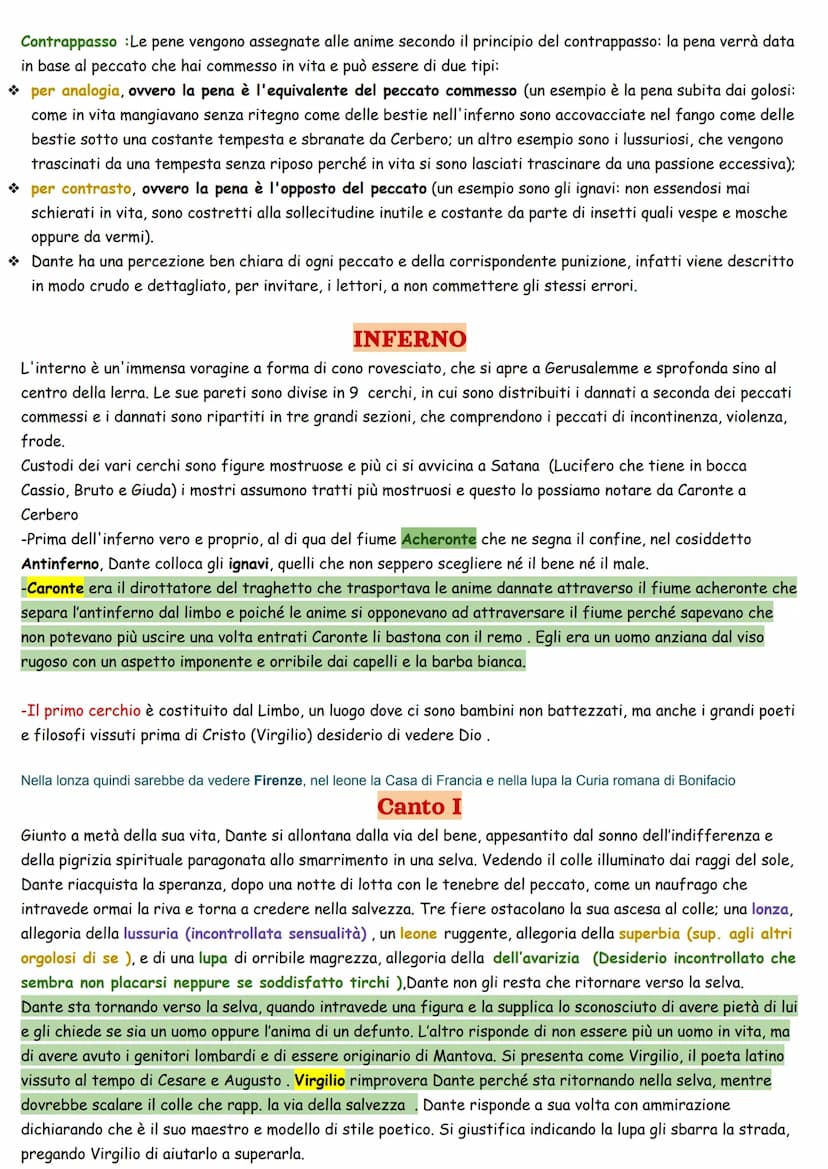 DANTE
Data: Dante cominciò a scrivere la Commedia probabilmente dopo il 1307 (anche se Boccaccio afferma che i
primi sette canti furono comp