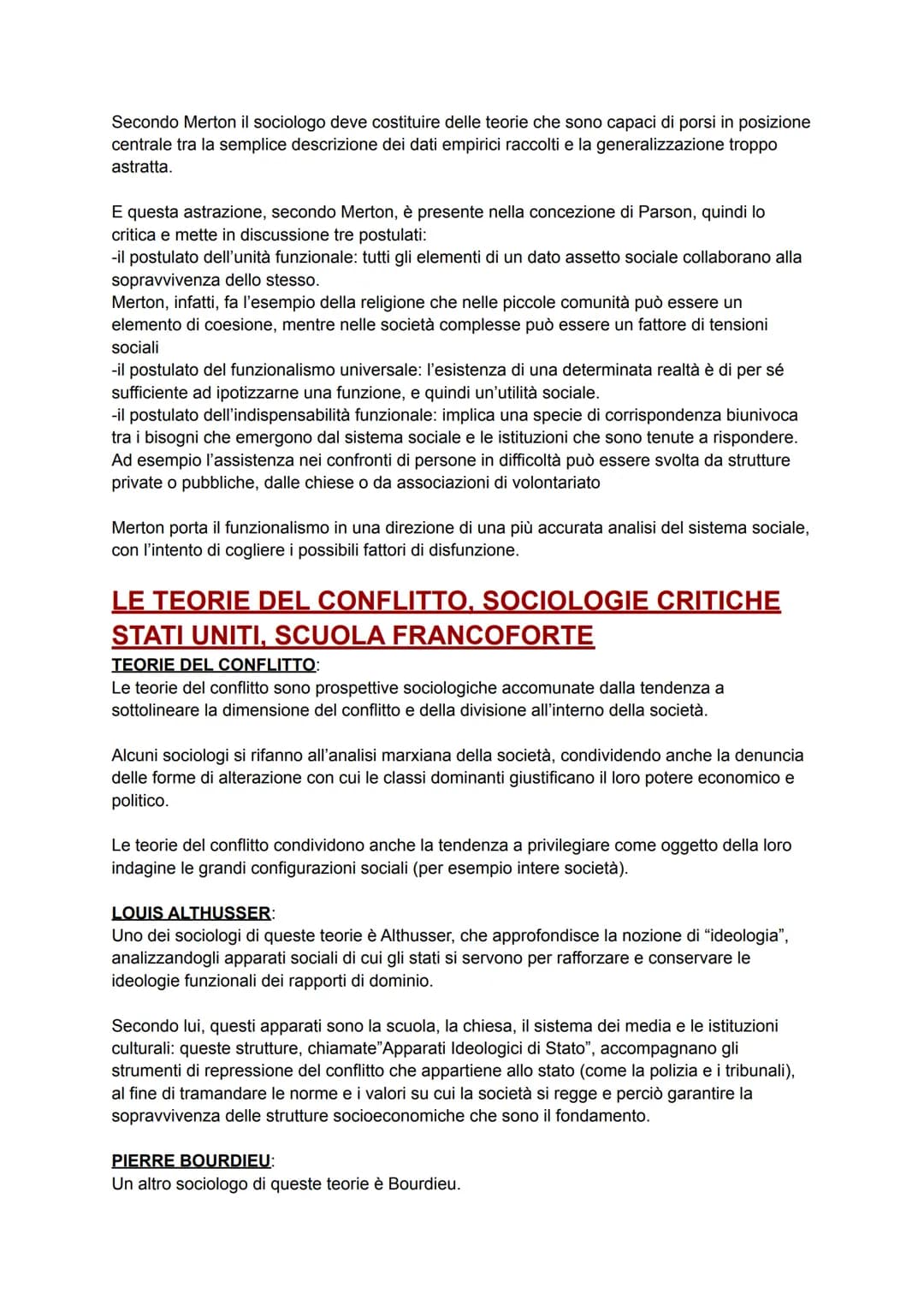 IL FUNZIONALISMO, PARSONS, MODELLO AGIL
IL FUNZIONALISMO
Il funzionalismo è una corrente di pensiero sociologico caratterizzata dalla concez
