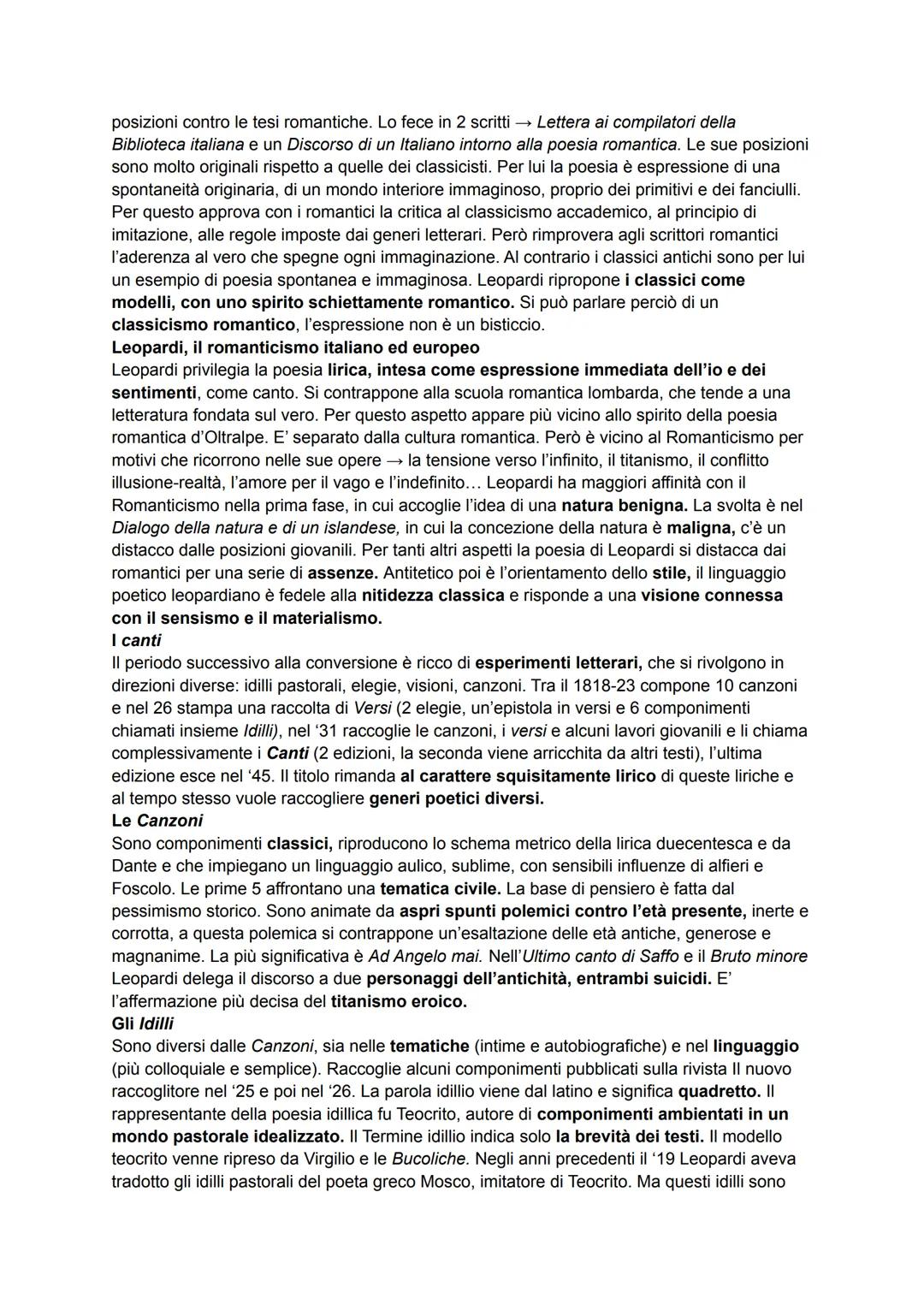 GIACOMO LEOPARDI
La vita
Leopardi nacque il 29 Giugno 1798 a Recanati un piccolo borgo dove la sua famiglia faceva
parte della nobiltà terri