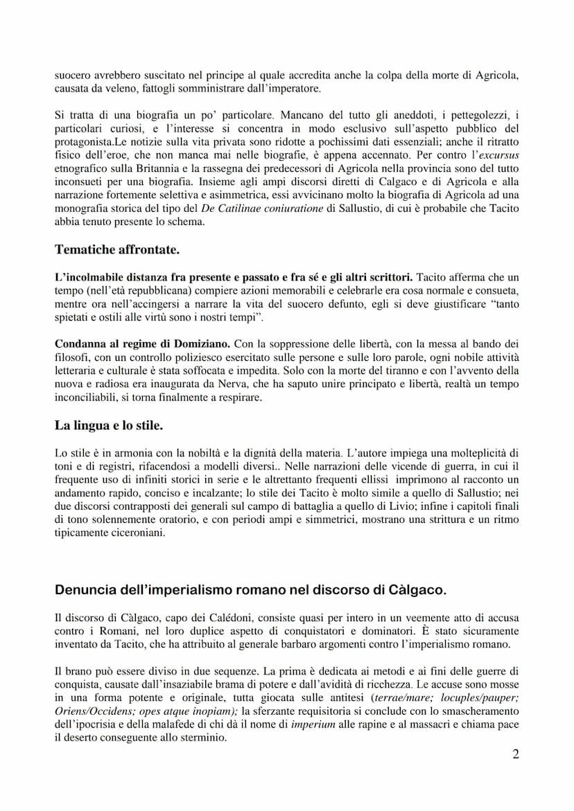 TACITO
Note sull'autore
La vita e la carriera politica. Publio Cornelio Tacito viene considerato comunemente il più grande
tra gli storici l
