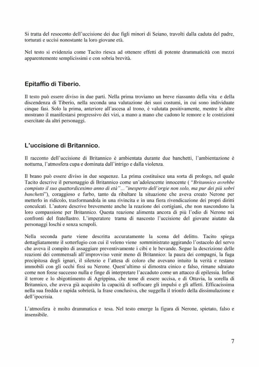 TACITO
Note sull'autore
La vita e la carriera politica. Publio Cornelio Tacito viene considerato comunemente il più grande
tra gli storici l