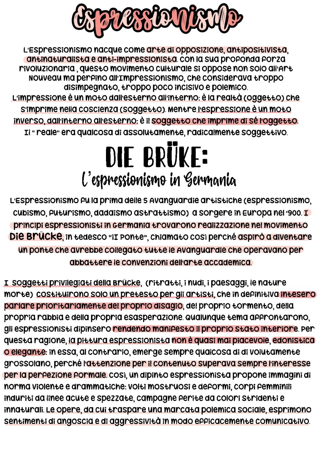 Scopri l'Espressionismo Tedesco: Artisti, Opere e Die Brücke