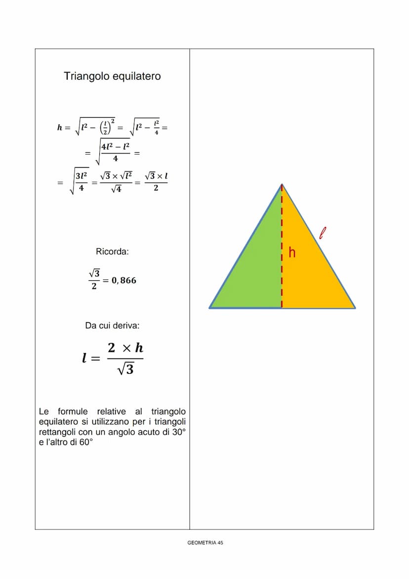Enunciato
In un triangolo rettangolo il quadrato
costruito sull'ipotenusa è equivalente
alla somma dei quadrati costruiti sui
cateti
TEOREMA