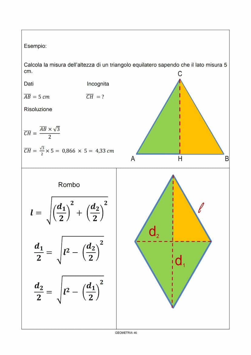 Enunciato
In un triangolo rettangolo il quadrato
costruito sull'ipotenusa è equivalente
alla somma dei quadrati costruiti sui
cateti
TEOREMA