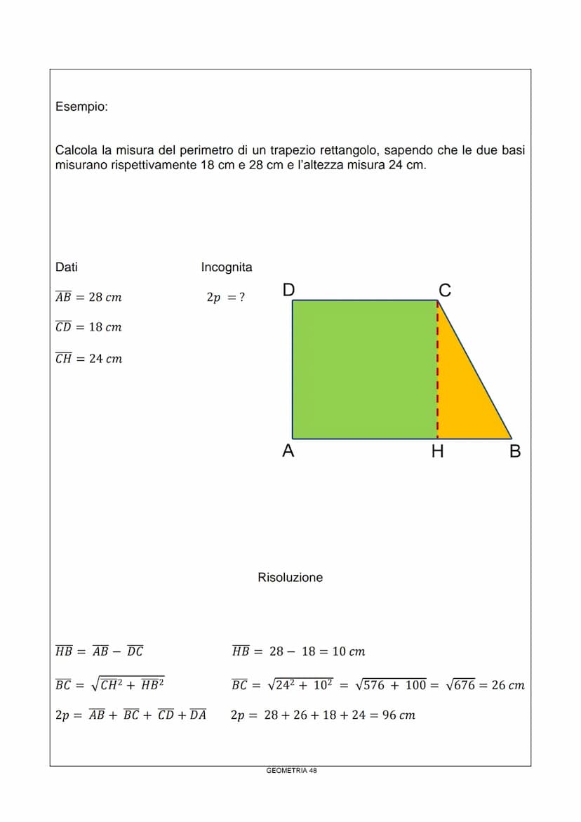 Enunciato
In un triangolo rettangolo il quadrato
costruito sull'ipotenusa è equivalente
alla somma dei quadrati costruiti sui
cateti
TEOREMA