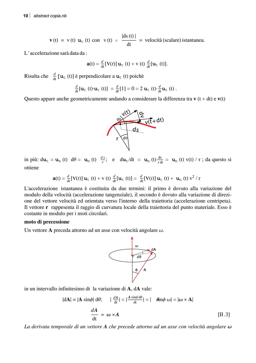 appunti di fisica 1
basati su note di A. Agnesi e A. M. Malvezzi
gennaio 2010
Avvertenza: queste note illustrano in forma compatta e compiut
