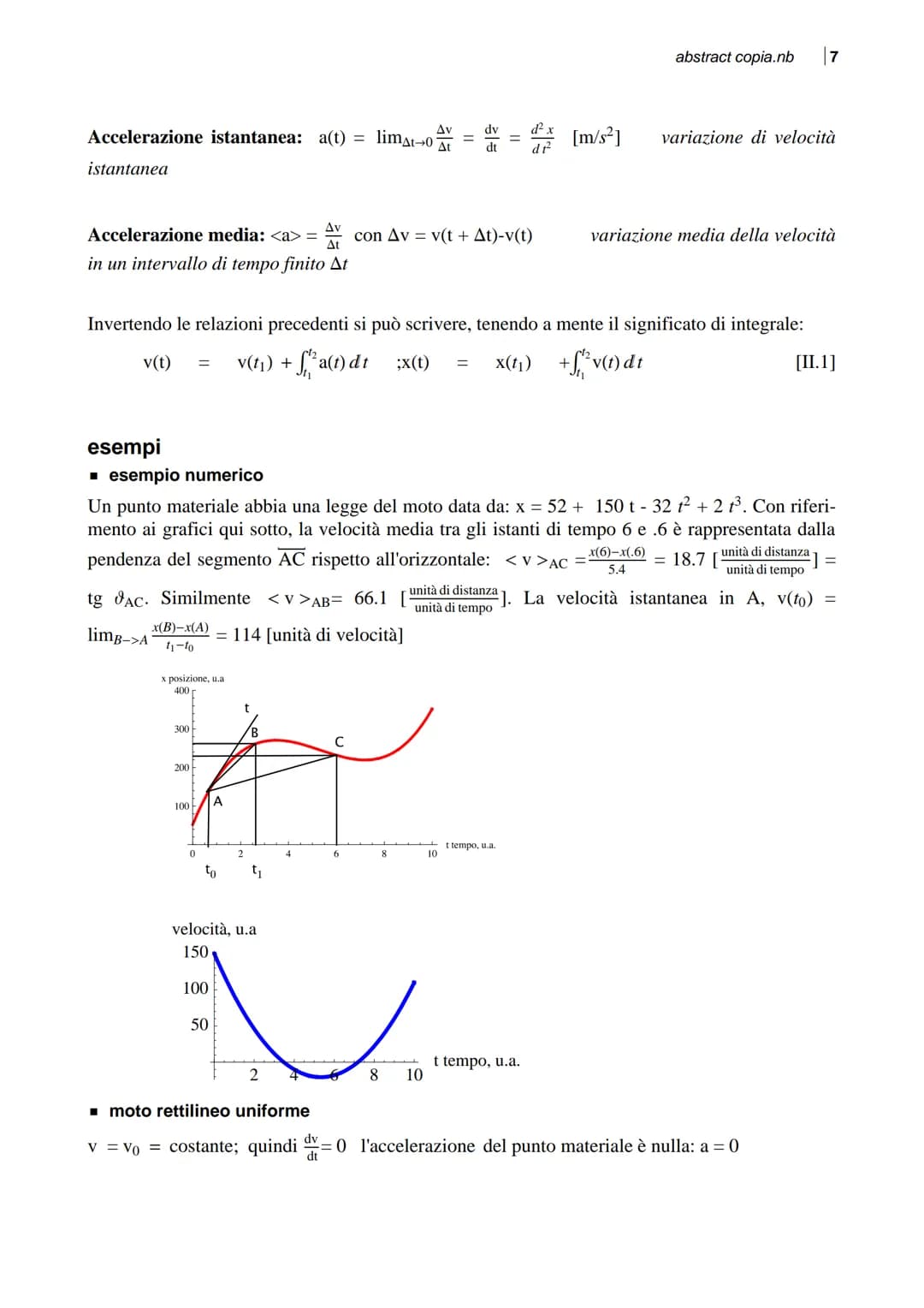 appunti di fisica 1
basati su note di A. Agnesi e A. M. Malvezzi
gennaio 2010
Avvertenza: queste note illustrano in forma compatta e compiut