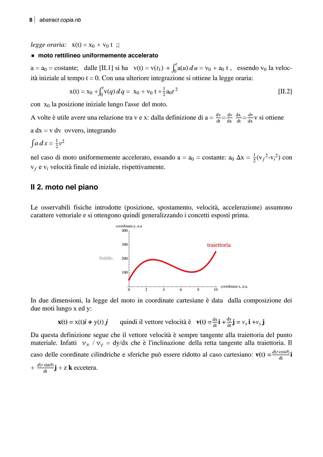 appunti di fisica 1
basati su note di A. Agnesi e A. M. Malvezzi
gennaio 2010
Avvertenza: queste note illustrano in forma compatta e compiut