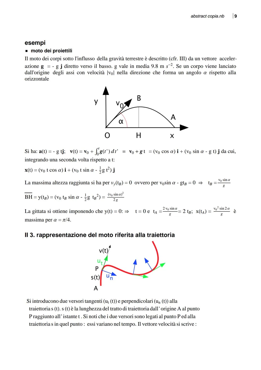 appunti di fisica 1
basati su note di A. Agnesi e A. M. Malvezzi
gennaio 2010
Avvertenza: queste note illustrano in forma compatta e compiut