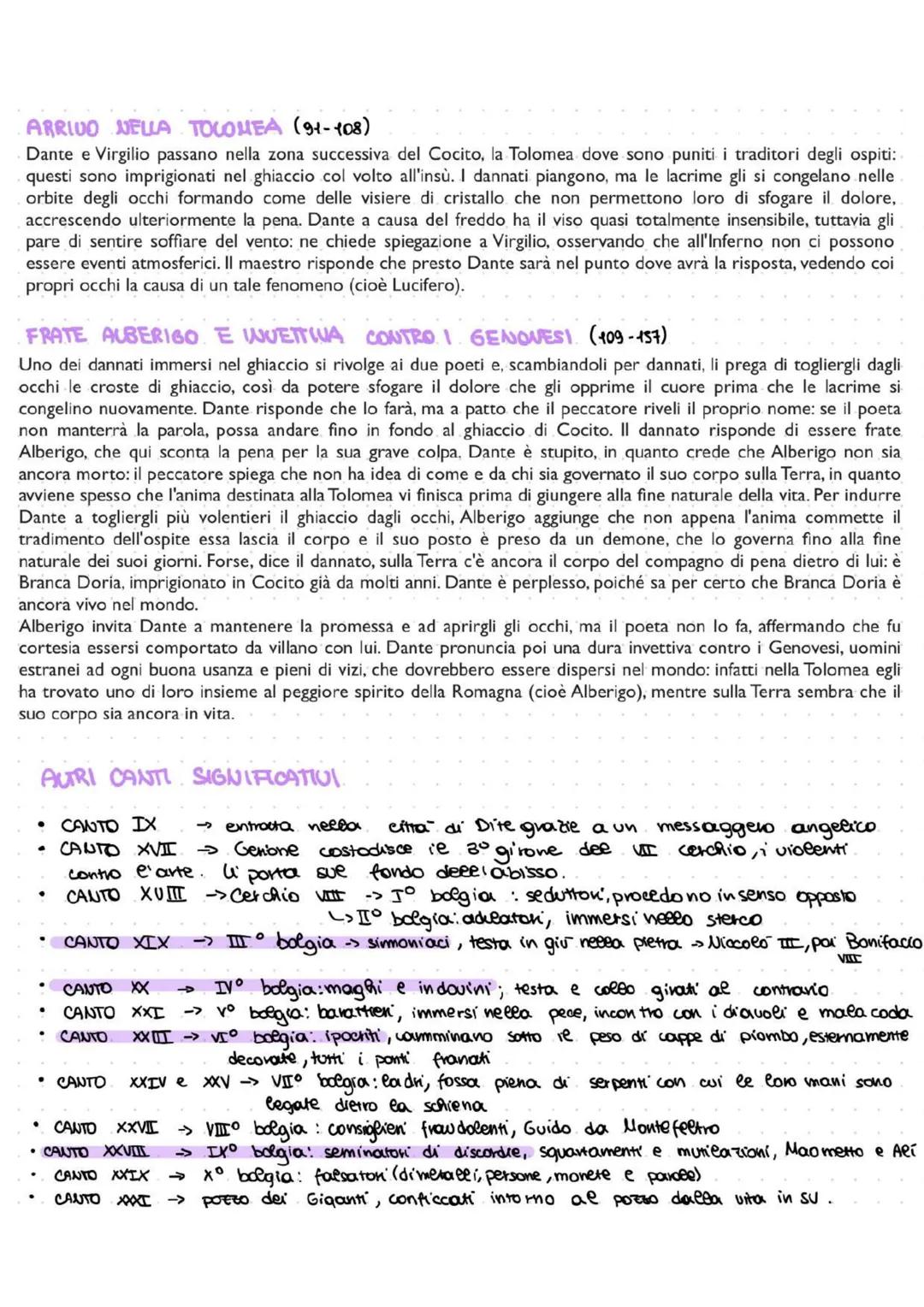 CANTO 33
ARGOMENTO.
Caina -> fraditon' dei parenti
2 Antenora
3 Tolomea
4 Guidecca- traditon' dei benefattor
IX Cerchio.
Traditon /cocito
An