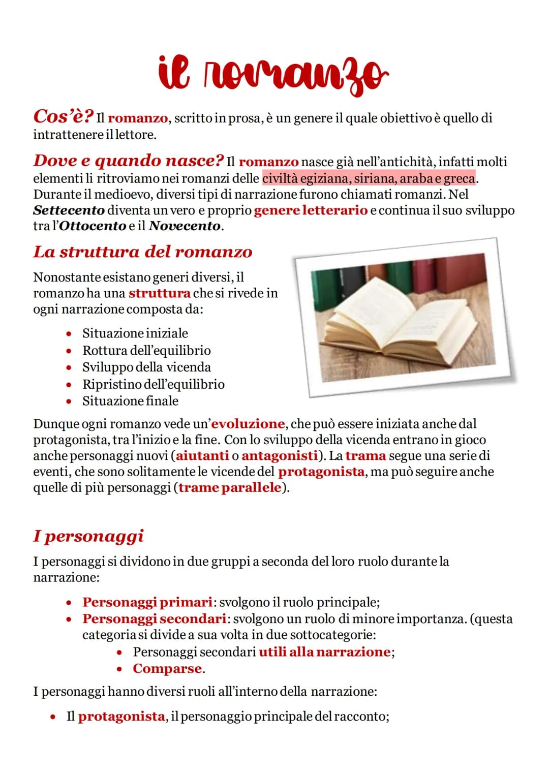 il rovranzo
Cos'è? Il romanzo, scritto in prosa, è un genere il quale obiettivo è quello di
intrattenere il lettore.
Dove e quando nasce? Il