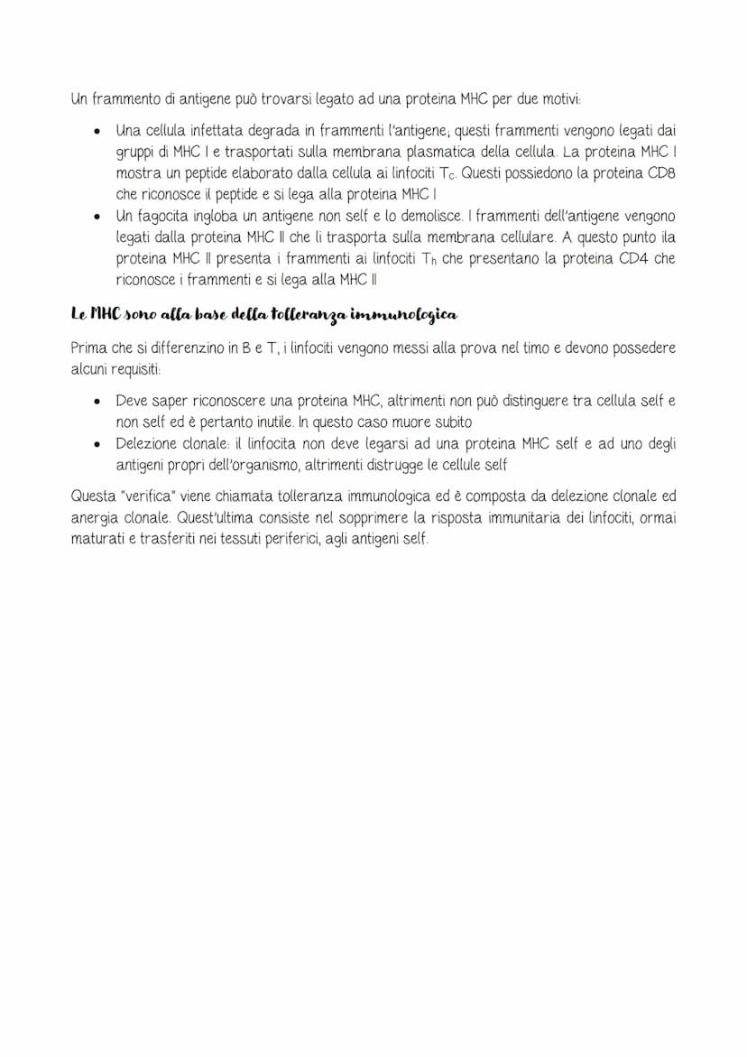 Il sistema linfatico e l'immunità
pag.C115
Il sistema linfatico
Due diverse strategie di difesa
Immunità innata o aspecifica: combatte allo 