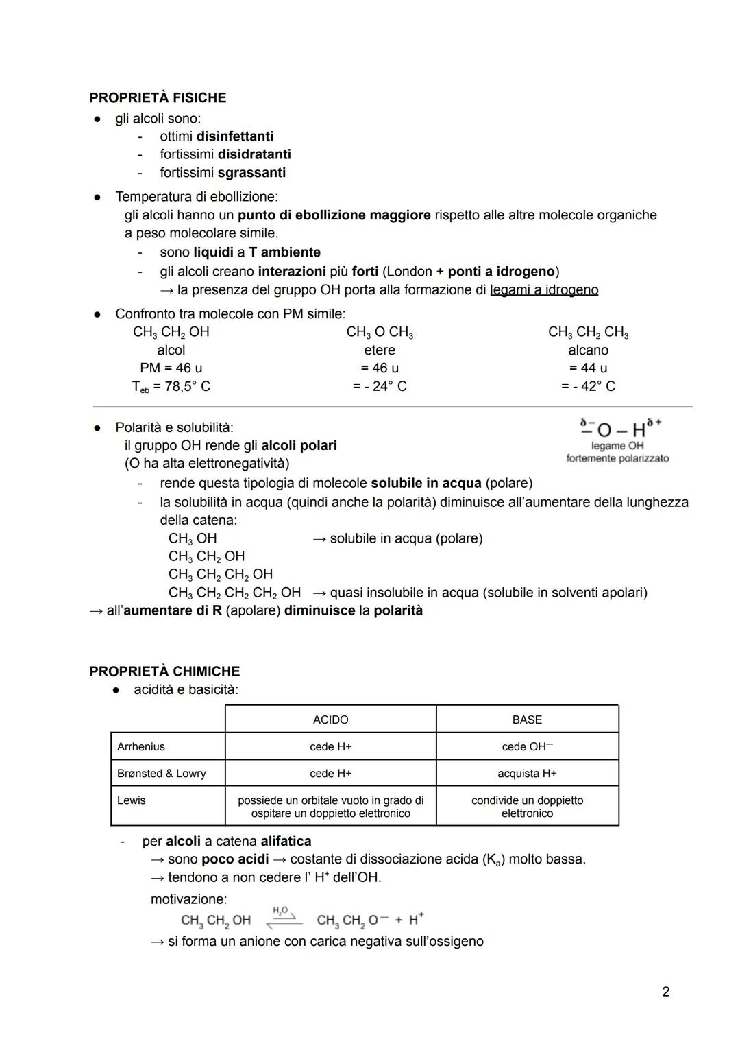 ALCOLI
formula generale: R - OH
Sono composti organici derivanti dall'acqua → contengono il gruppo ossidrile o idrossido (OH)
Il gruppo R pu