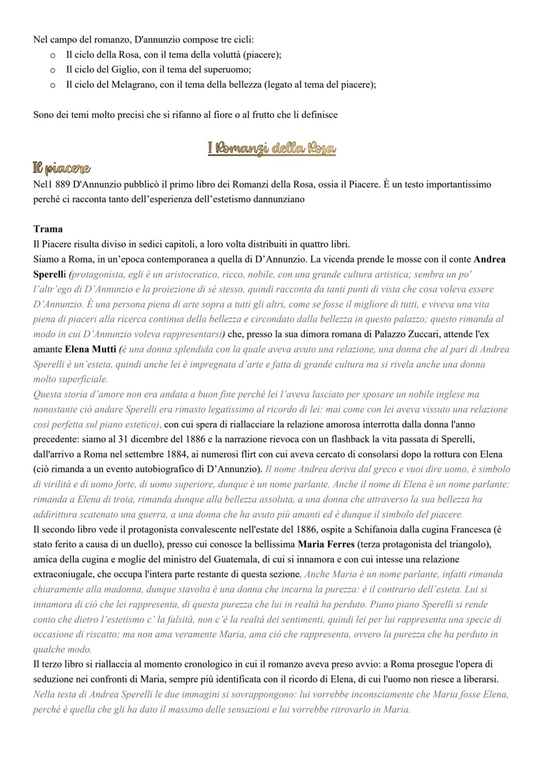 gabriele D'Ann-gio
Biografia
Una delle caratteristiche fondamentali della personalità di D'Annunzio è aver voluto modellare la propria vita 