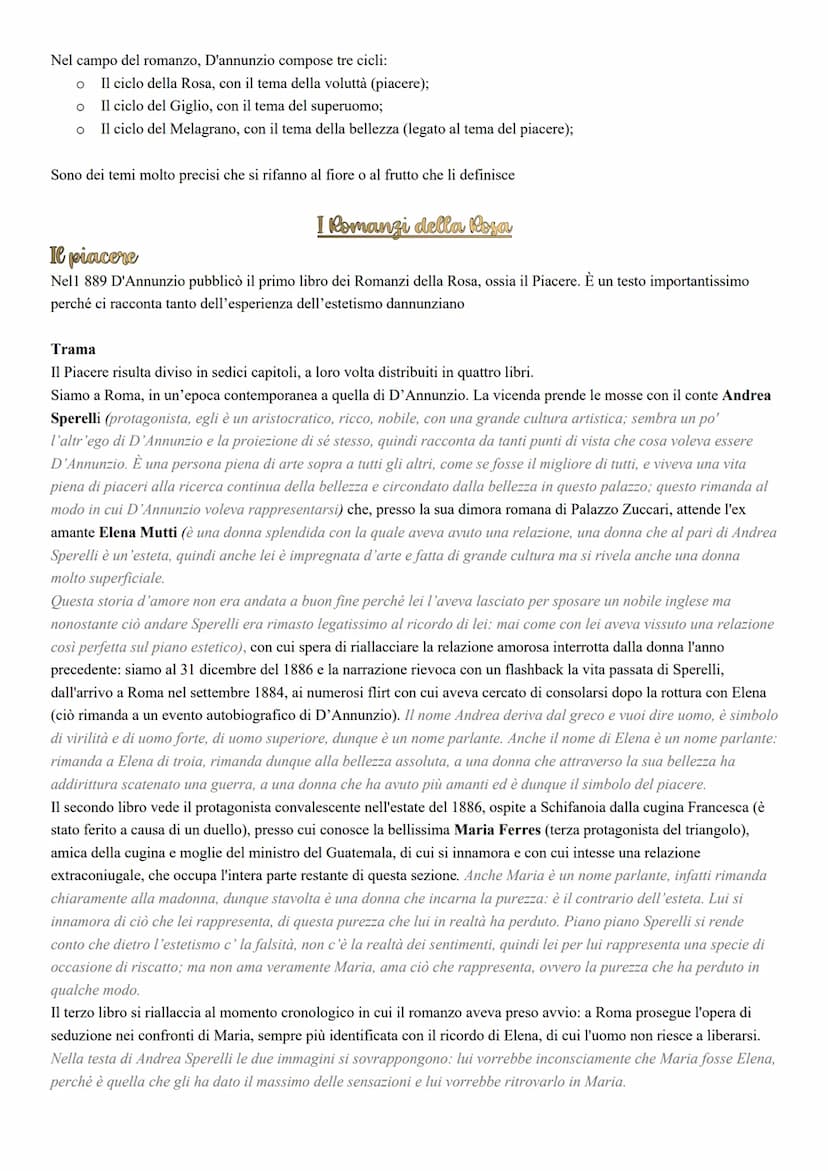 gabriele D'Ann-gio
Biografia
Una delle caratteristiche fondamentali della personalità di D'Annunzio è aver voluto modellare la propria vita 