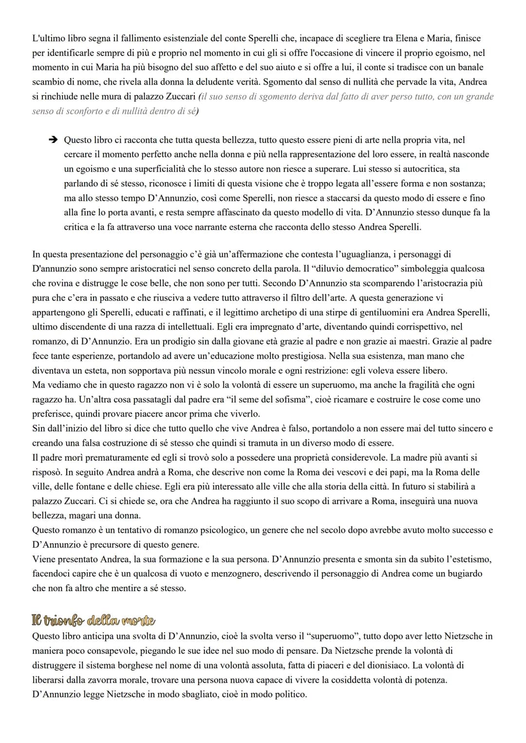 gabriele D'Ann-gio
Biografia
Una delle caratteristiche fondamentali della personalità di D'Annunzio è aver voluto modellare la propria vita 