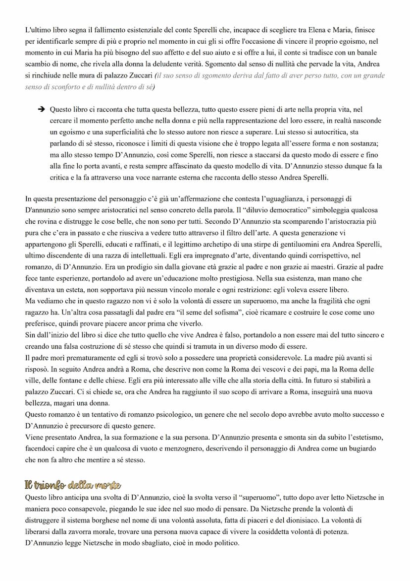 gabriele D'Ann-gio
Biografia
Una delle caratteristiche fondamentali della personalità di D'Annunzio è aver voluto modellare la propria vita 