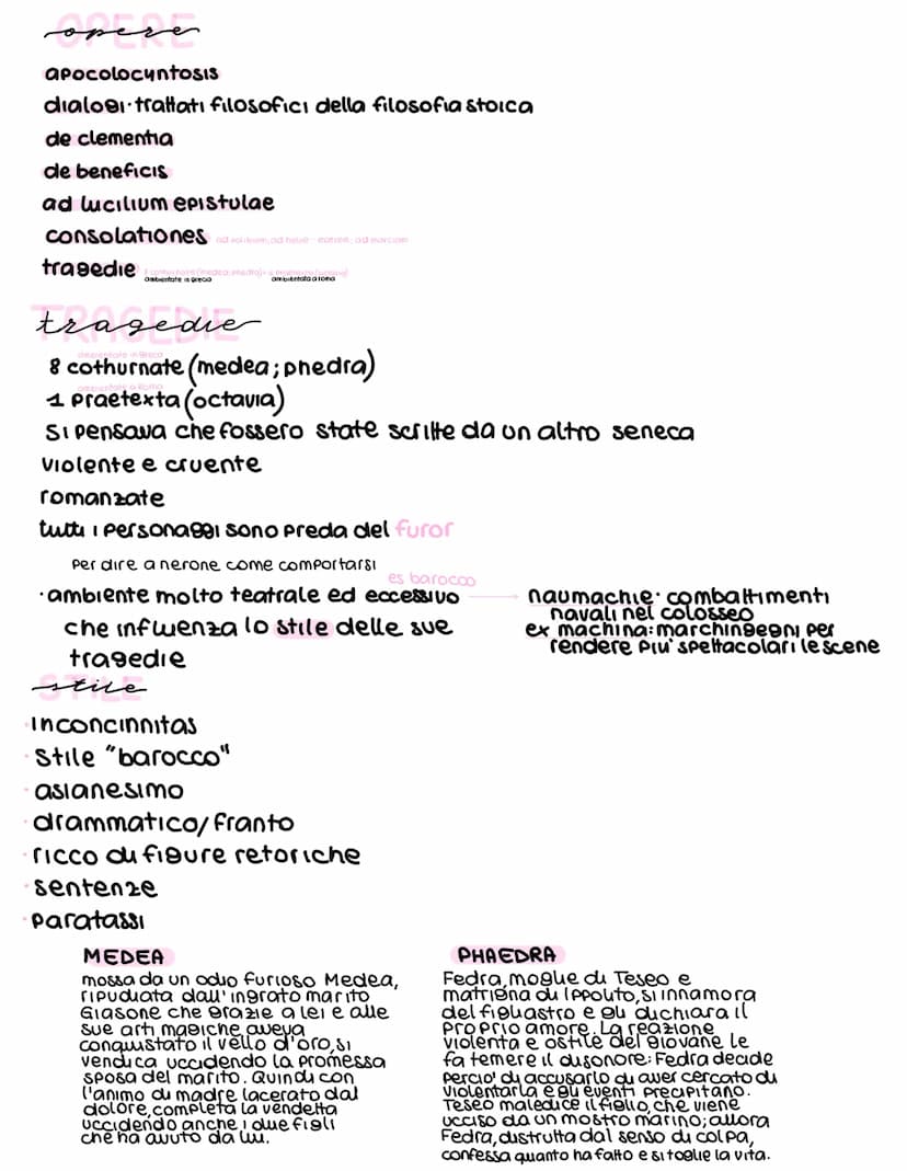 seneca
nasce nel 4a.C.
augusto, caligola, claudio, nerone
acquisisce importanza: Politica+ scrittura
caligola, invidioso, vorrebbe ucciderlo