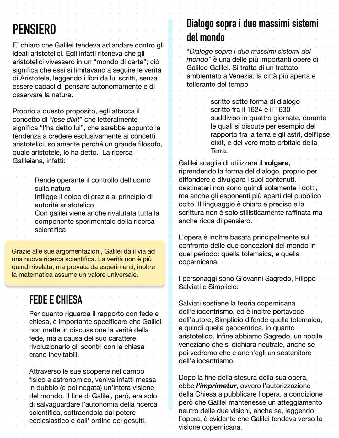 # Galilei

## VITA
Nacque a Pisa nel 1564, da una famiglia di
nobili origini.

Ebbe una buona educazione sia artistica che
letteraria, e sin