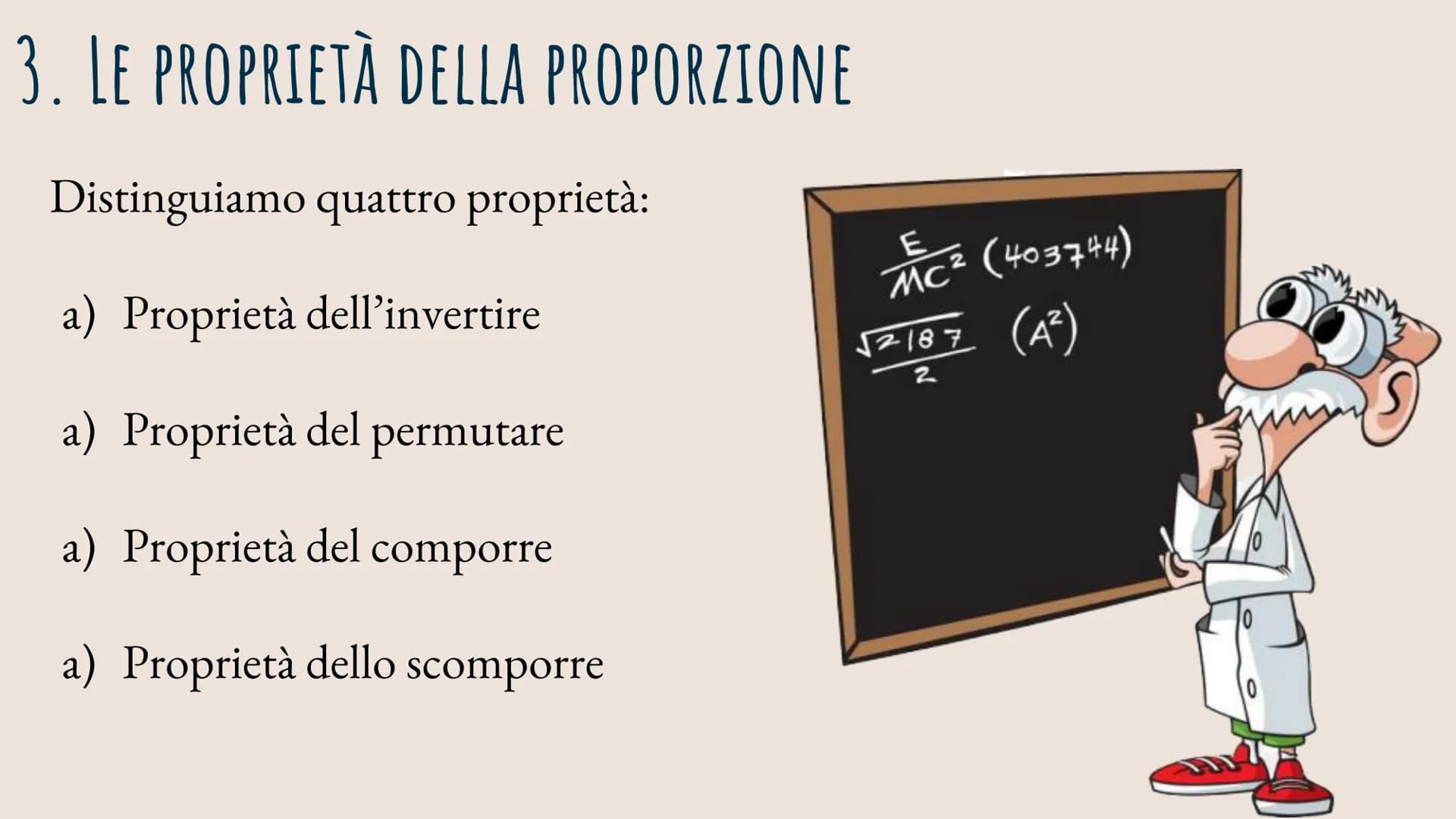DI COSA PARLEREMO
OGGI:
3
(FEO) M
(SA)
F81-2
S
1. Cos'è una proporzione
2. Risoluzione di una
proporzione
3. Le proprietà 1. COS'È UNA PROPO
