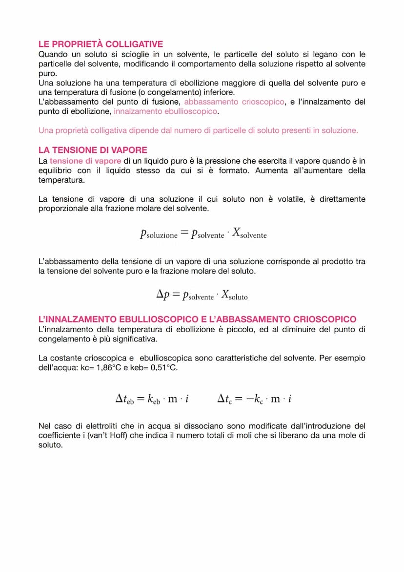 LE PROPRIETÀ DI SOLUZIONE
SOLUZIONI ACQUOSE E ELETTROLITI
Le soluzioni sono miscuglio omogenei: il sovente è il componente della soluzione c