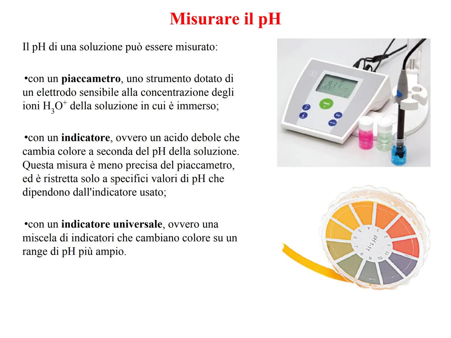 L'equilibrio chimico
in soluzione acquosa Prodotto ionico dell'acqua
L'acqua allo stato liquido rivela una esigua conducibilità elettrica, i