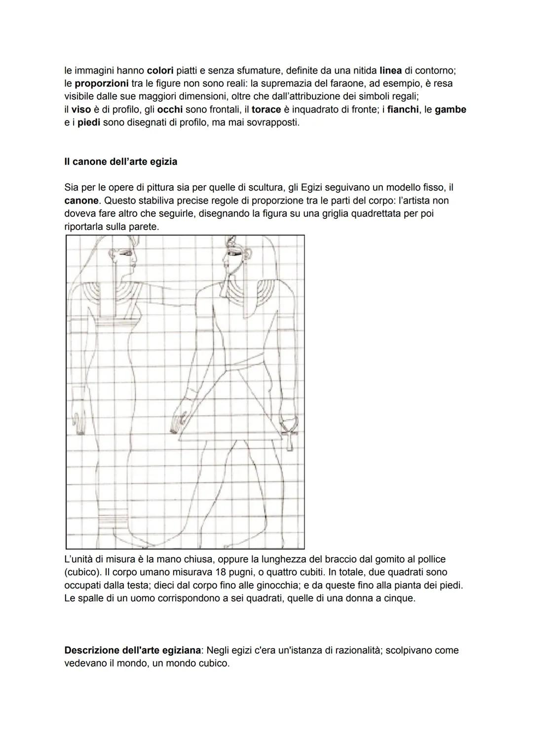 L'ARTE EGIZIA
L'arte egizia ha origini antichissime, precedenti al IV millennio a.C., e si intreccia nei secoli
con l'arte delle culture vic
