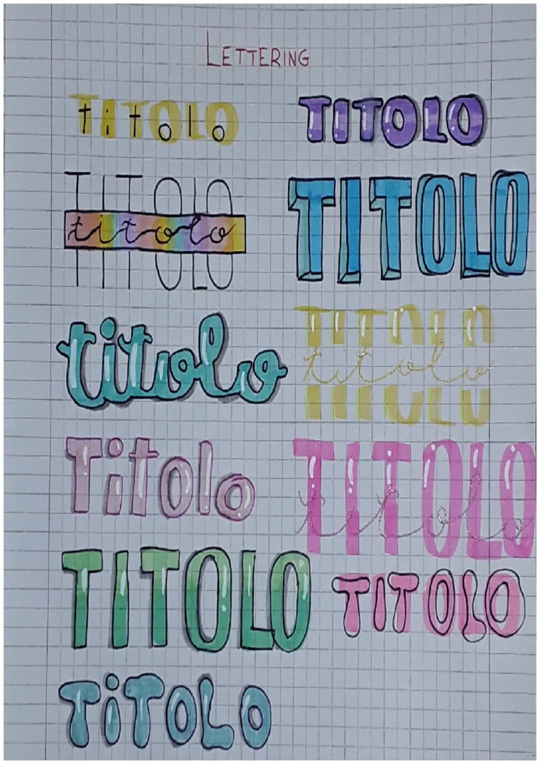 LETTERING
TITOLO TITOLO
titolo
titolo
ULU
TUTO TITOLO
titele Wanya
Titolo TITULO
TITOLO TITOLO
TITOLO