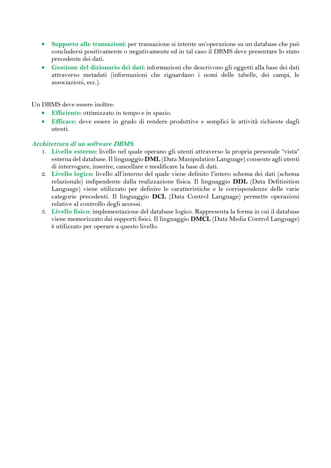Sistema informativo e informatico
Organizzazione L'organizzazione è un insieme di uomini, risorse, strumenti e procedure, finalizzato
al con