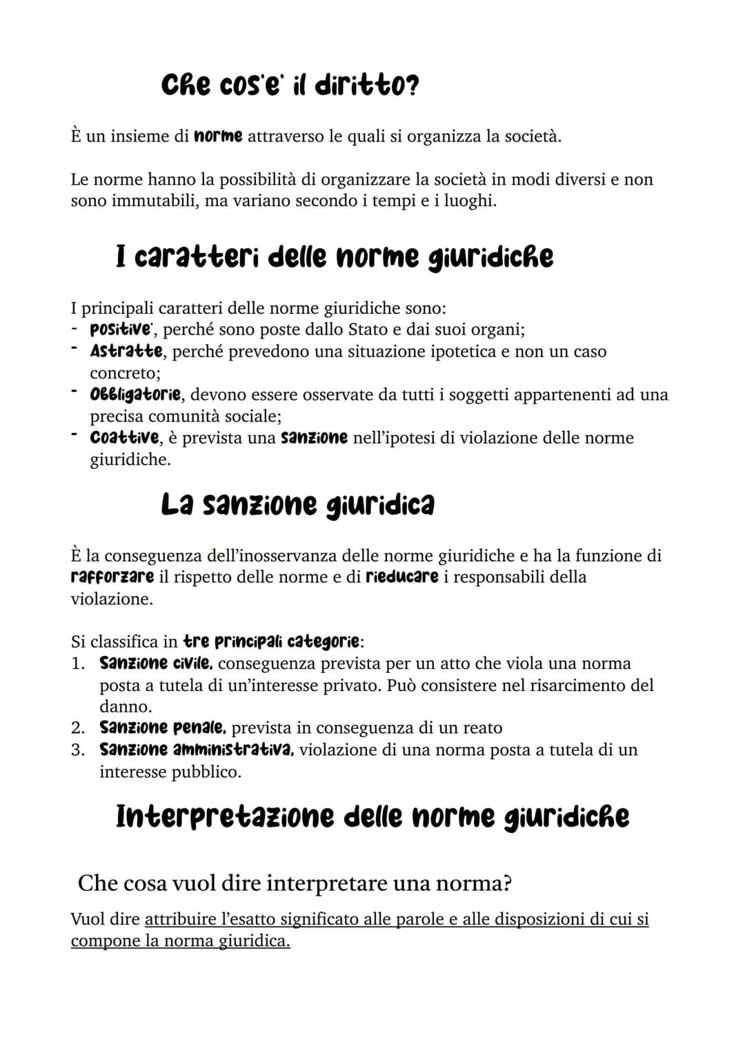 Che cos'e' il diritto?
È un insieme di norme attraverso le quali si organizza la società.
Le norme hanno la possibilità di organizzare la so