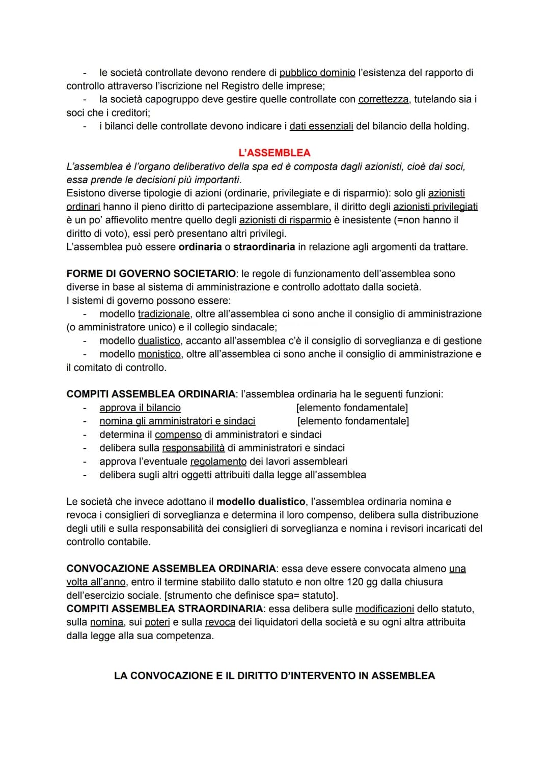 LA SOCIETÀ PER AZIONI
Nozione da art. 2325-> "Nella società per azioni per le obbligazioni sociali risponde soltanto
la società con il suo p