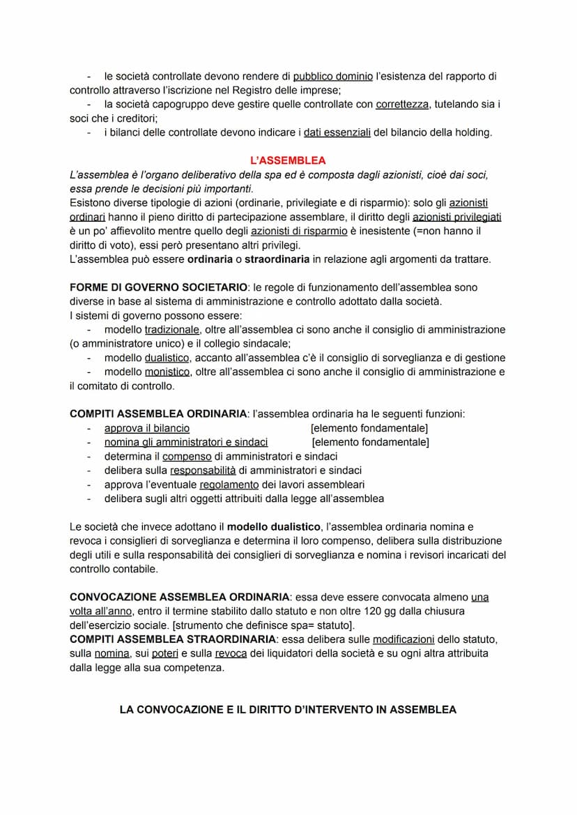 LA SOCIETÀ PER AZIONI
Nozione da art. 2325-> "Nella società per azioni per le obbligazioni sociali risponde soltanto
la società con il suo p