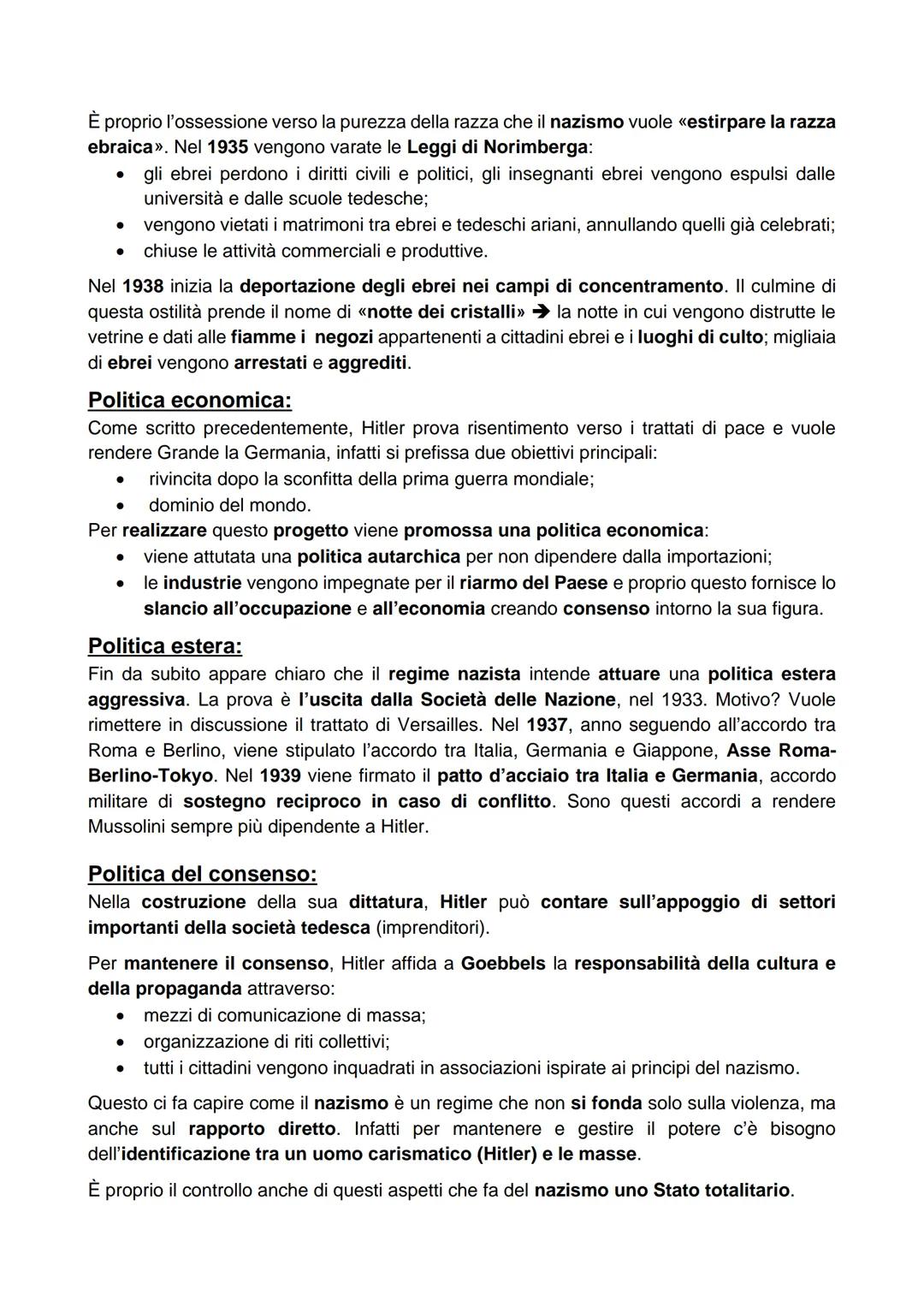 # GERMANIA: DALLA REPUBBLICA
# DI WEIMAR AL NAZISMO DI HITLER

Situazione postbellica:

Dopo la sconfitta subita nella prima guerra mondiale