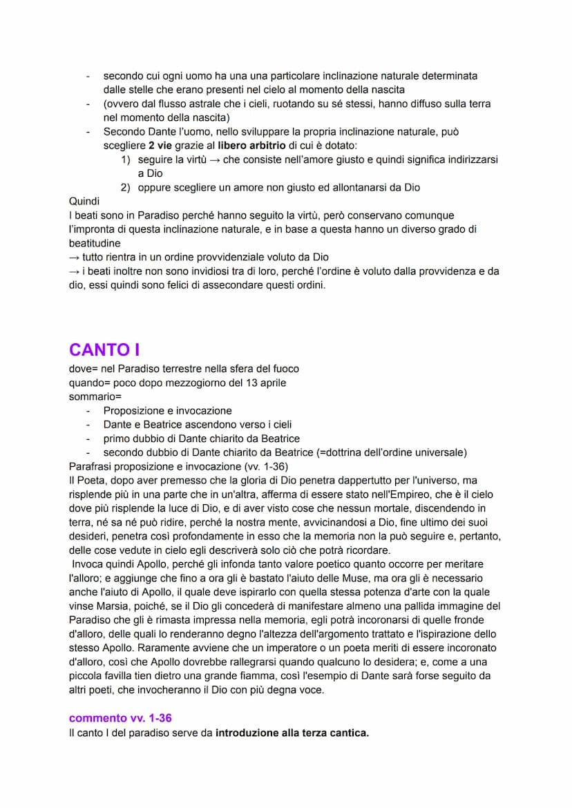 DANTE PARADISO
PARADISO
● La struttura della terra ai tempi di Dante prevedeva la terra ferma al centro
dell'universo
●
il cielo è diviso in