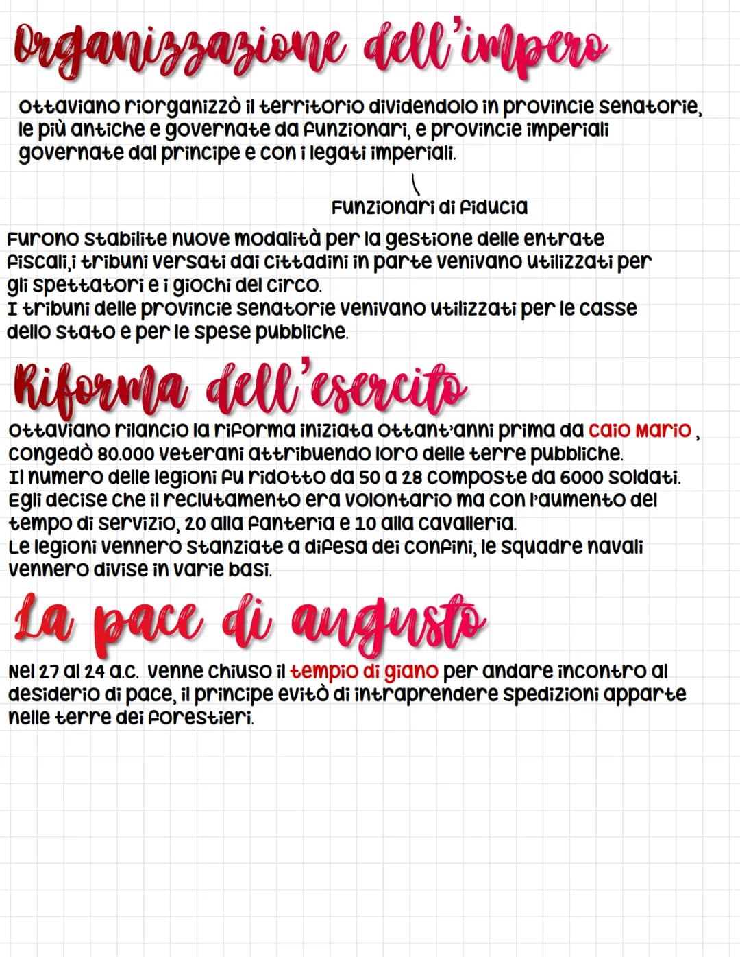 Ottavians Augusts e
la pacifica rivoluzione
Nel 31 a.C. Ottaviano riuscì a sconfiggere il suo avversario Antonio
rimanendo solo al potere.
G