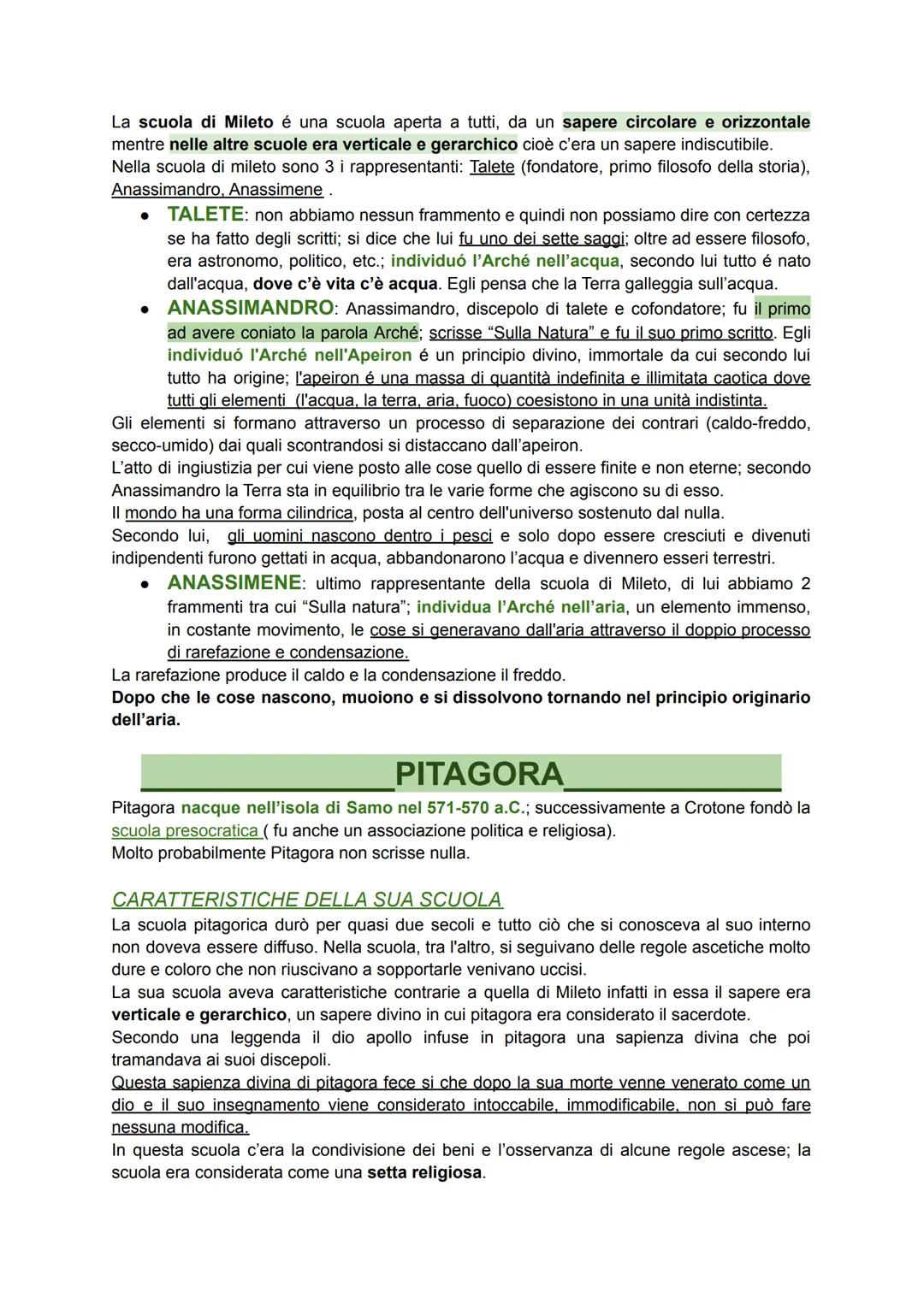 La nascita della filosofia e le prime scuole filosofiche
La parola filosofia deriva dal greco (philia) amore e (sophia) sapere quindi amore 
