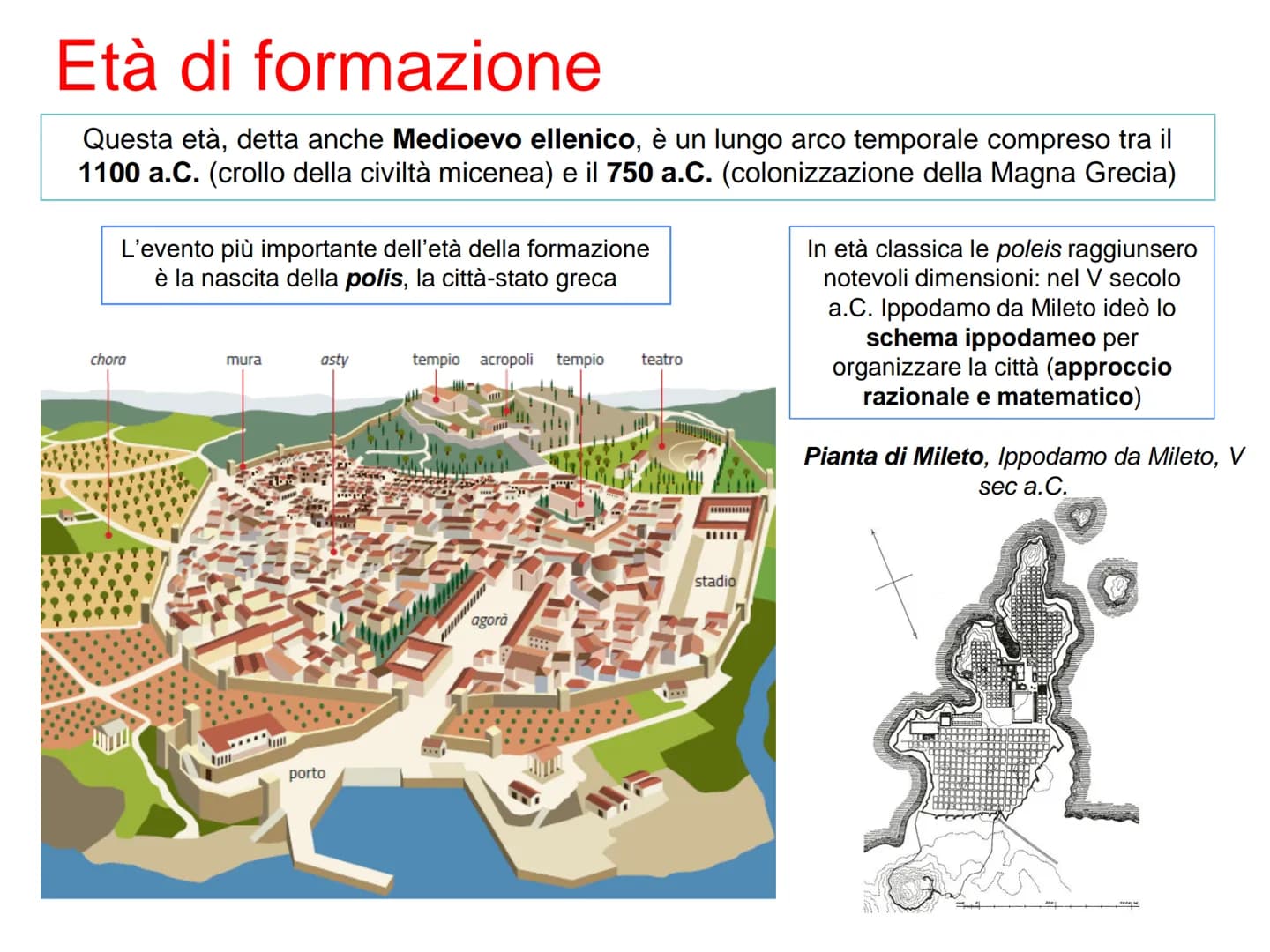 Arte greca
PERIODO GEOMETRICO
1200-700 a.C.
Anfora funeraria
del Dipylon,
760-750 a.C.
PERIODO ARCAICO
700-480 a.C.
Cleobi e Bitone,
600 a.C