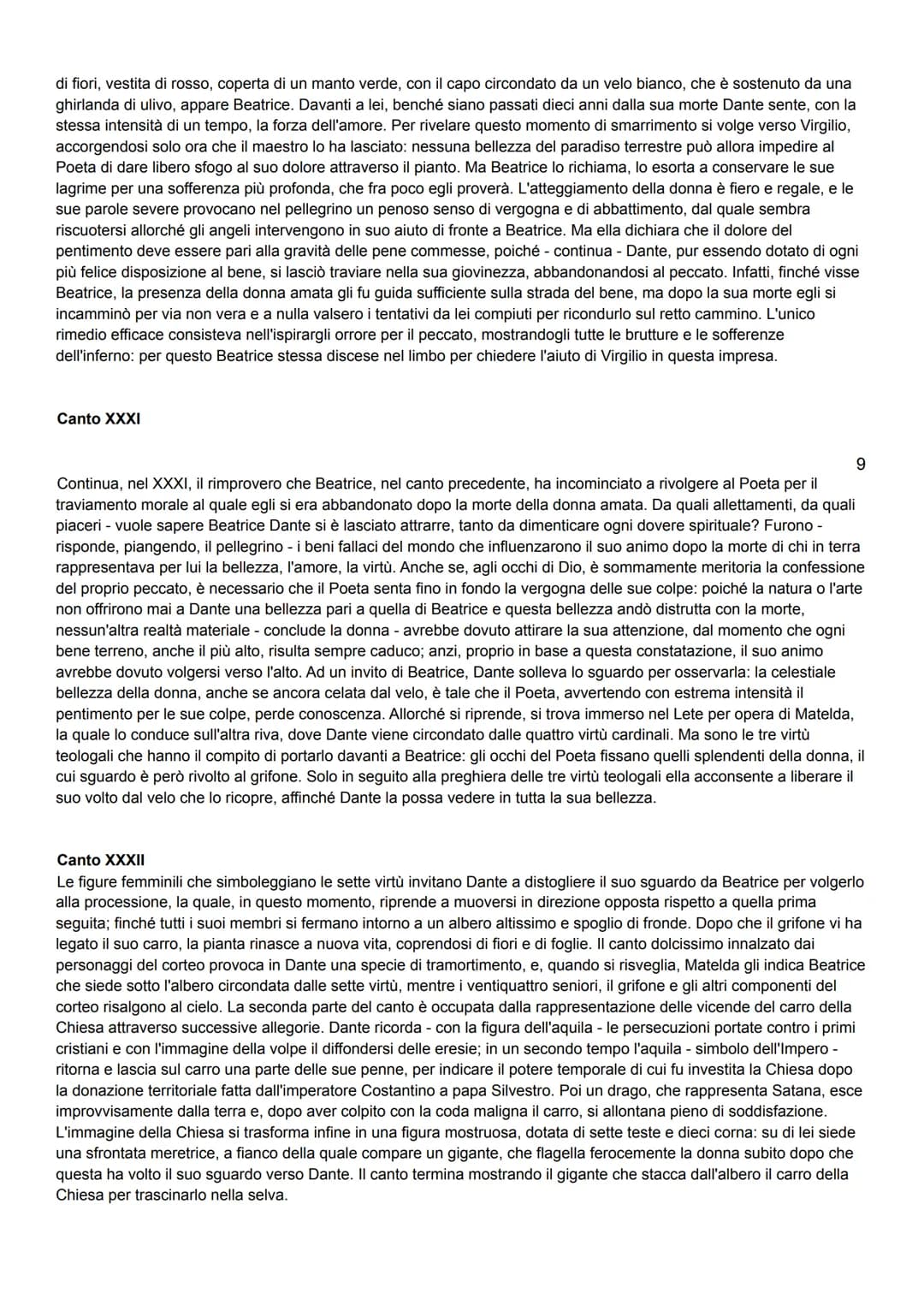 <h2 id="riassuntocanto1purgatorio">Riassunto canto 1 Purgatorio</h2>
<p>Nel Canto I, Dante e Virgilio escono dall'inferno e si trovano sulla