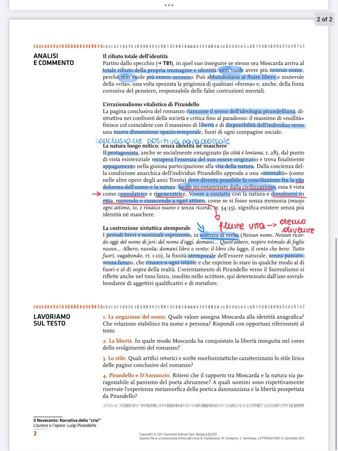 
<p>Luigi Pirandello, nato nel 1867 in una famiglia benestante, ebbe un rapporto controverso con suo padre, il quale voleva sistemare l'azie