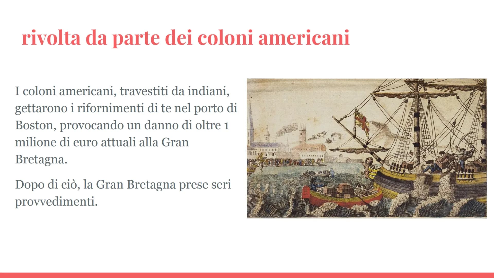 La Rivoluzione
Americana Le 13 colonie
La società:
-Godeva di un'autonomia politica locale
-l'organizzazione fiscale ed economica
dipendeva 