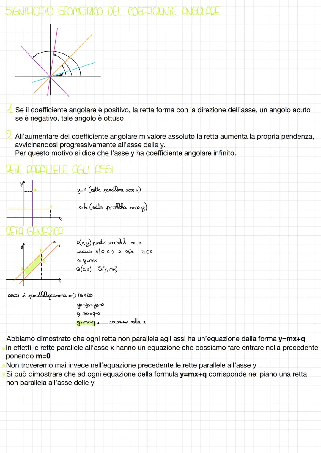 LARETA NEL PIANO CARTESIANO
+9
II quadrante
M
C₁-
quadrante
y₂
fy
улу.
1
CAS PARTICOLARI
g₁ TA
II quadrante
Sistema di riferimento cartesian