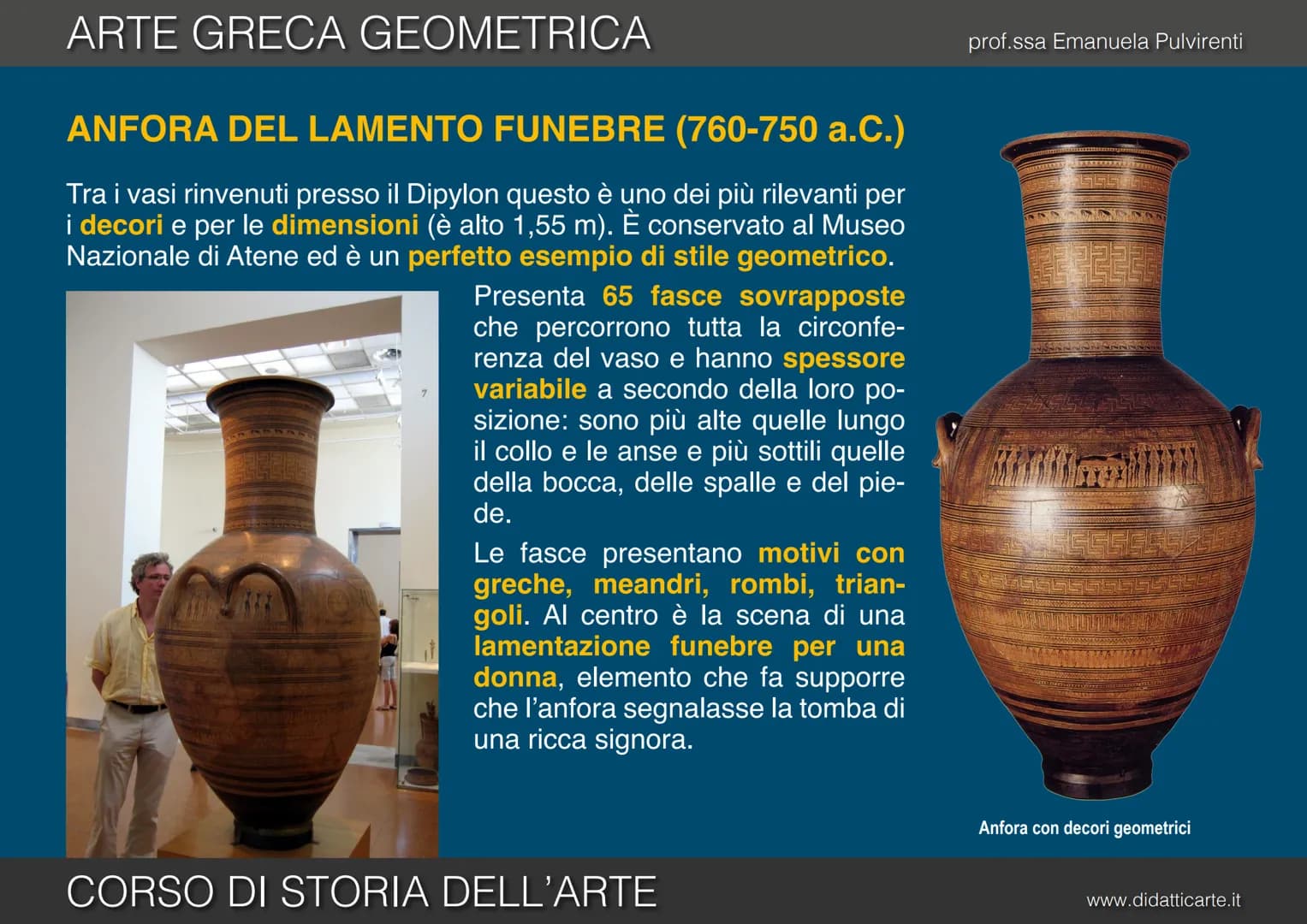 FIED!
RO
5a ARTE GRECA GEOMETRICA
DOO
Co
CORSO DI STORIA DELL'ARTE
0,00%
BIGGET
prof.ssa Emanuela Pulvirenti
90
OO
O
FREE
dic
www.didatticar